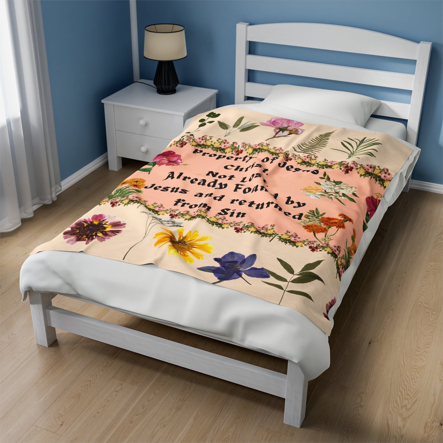 Property of Jesus Velveteen Plush Blanket