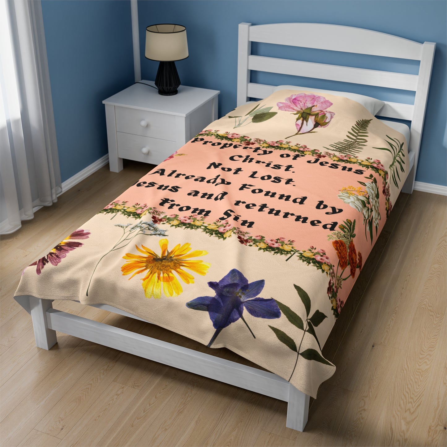 Property of Jesus Velveteen Plush Blanket