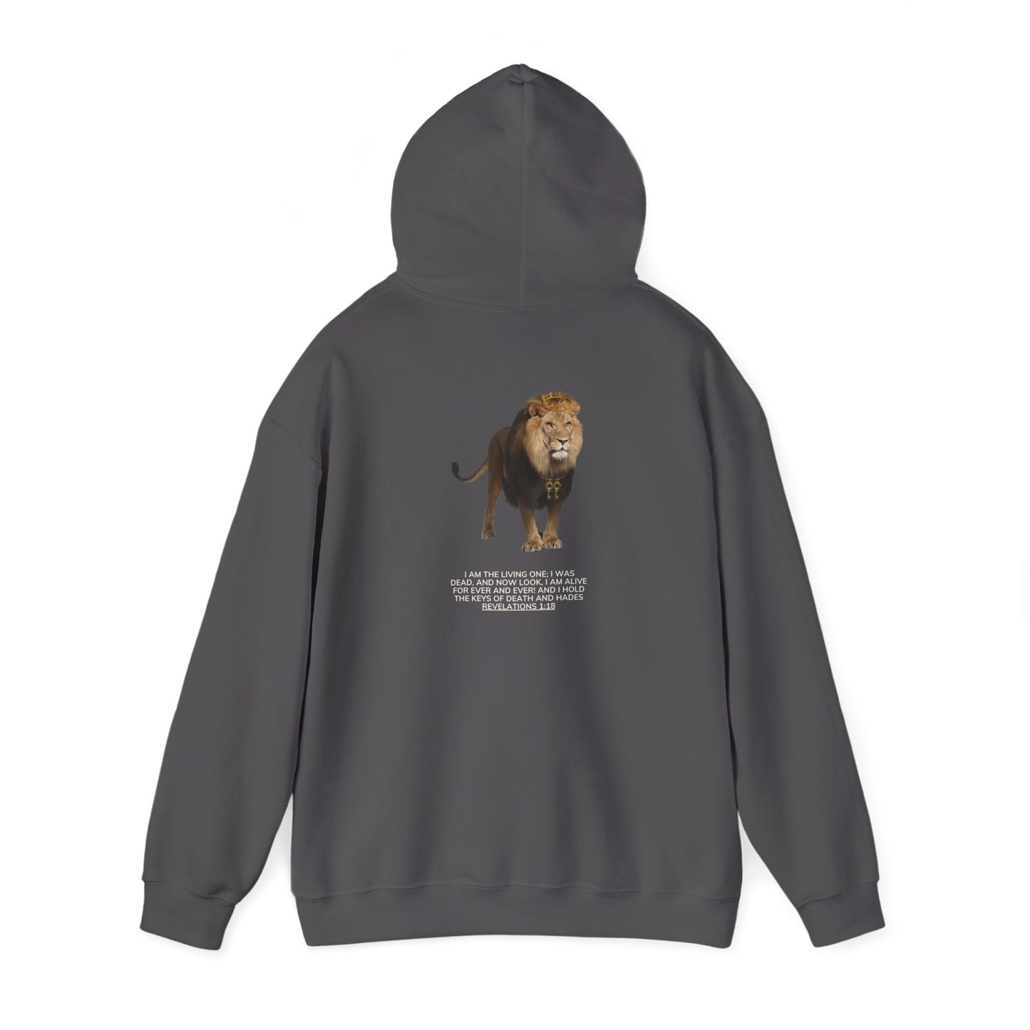 Revelations 1:18 Unisex Heavy Blend Hooded Sweatshirt
