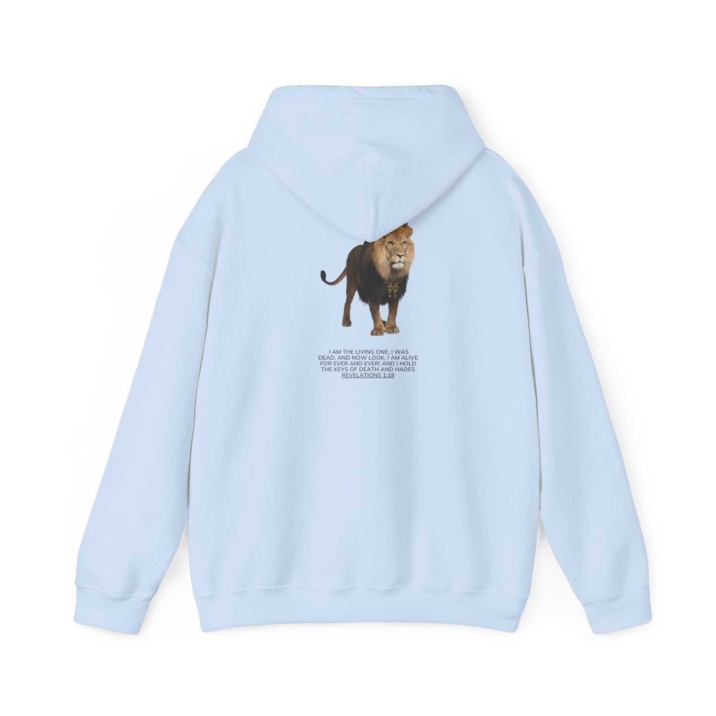 Revelations 1:18 Unisex Heavy Blend Hooded Sweatshirt